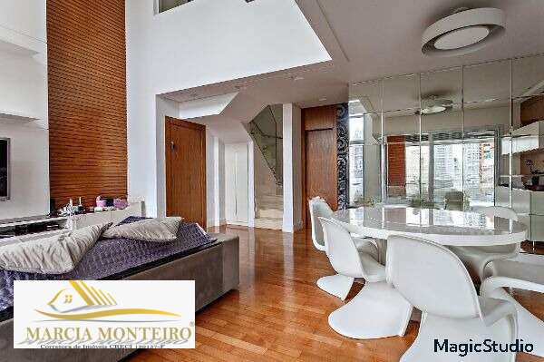 Cobertura à venda, no Condomínio Edifício Vertical Space,  em São Paulo, Pinheiros, com 3 quartos, 155m² - Marcia Monteiro - Corretora de Imóveis